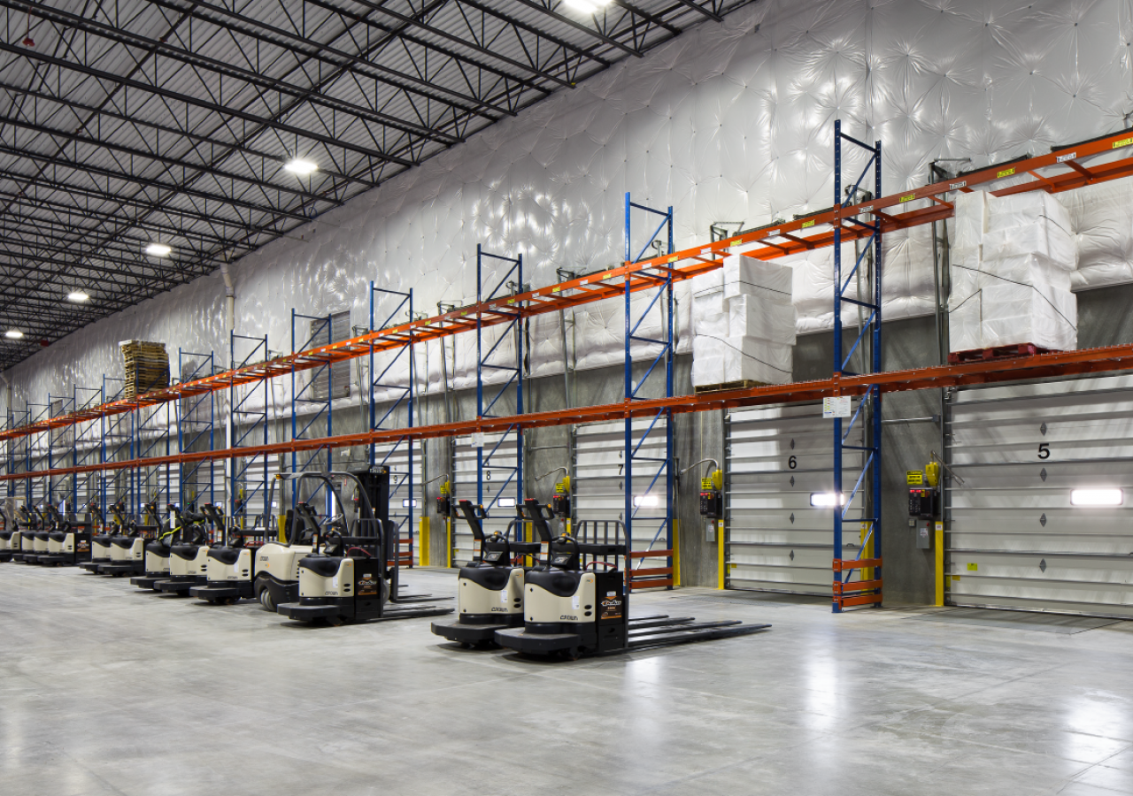 Dock Positions and Machinery at Performance Food Group Distribution Facility Built by ARCO Construction