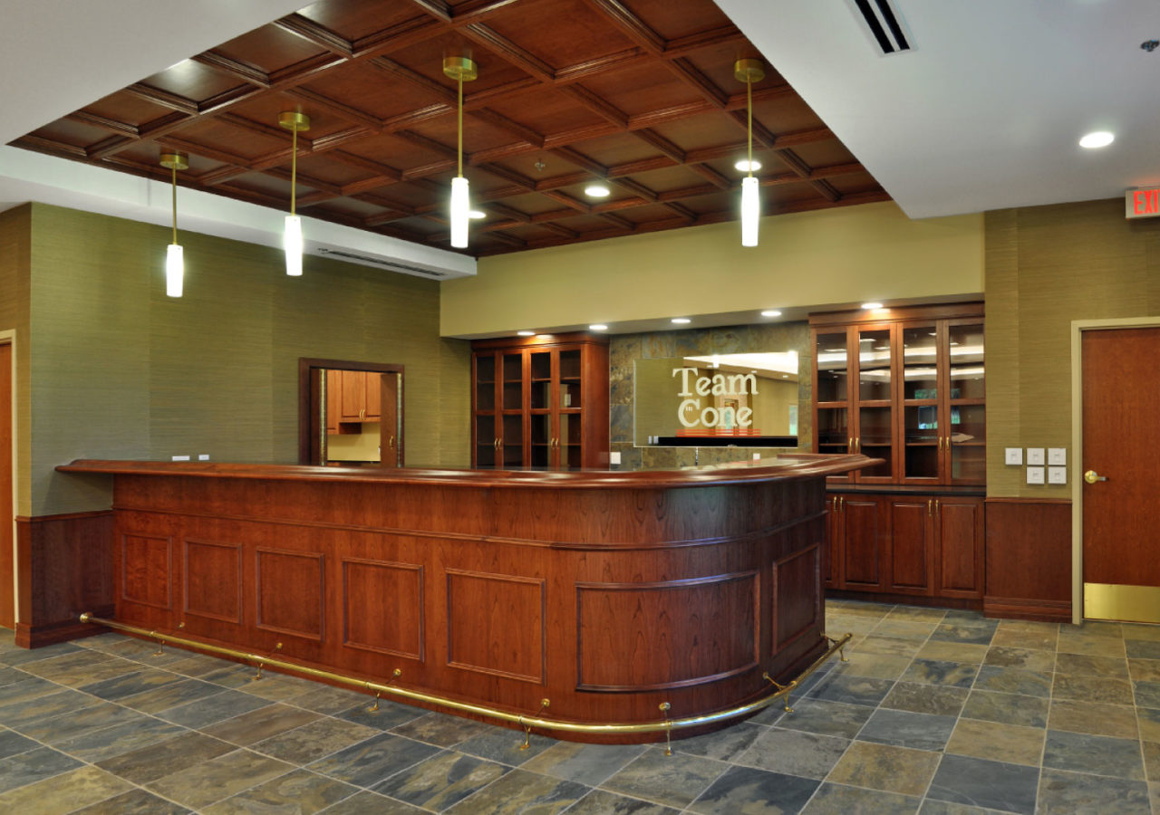 Bar Area at Cone Distributing Beverage Facility Built by ARCO Construction in Ocala