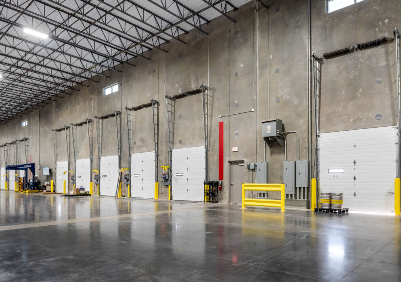 Interior Dock Positions at Glazer's Beer & Beverage Distribution Facility Built by ARCO Construction
