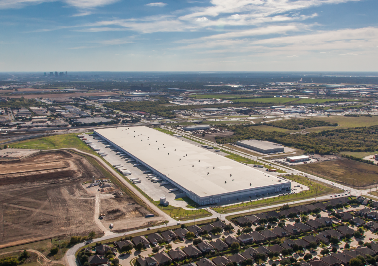 Aerial View of a Global Toy Manufacturer's Distribution Facility Built by ARCO Construction