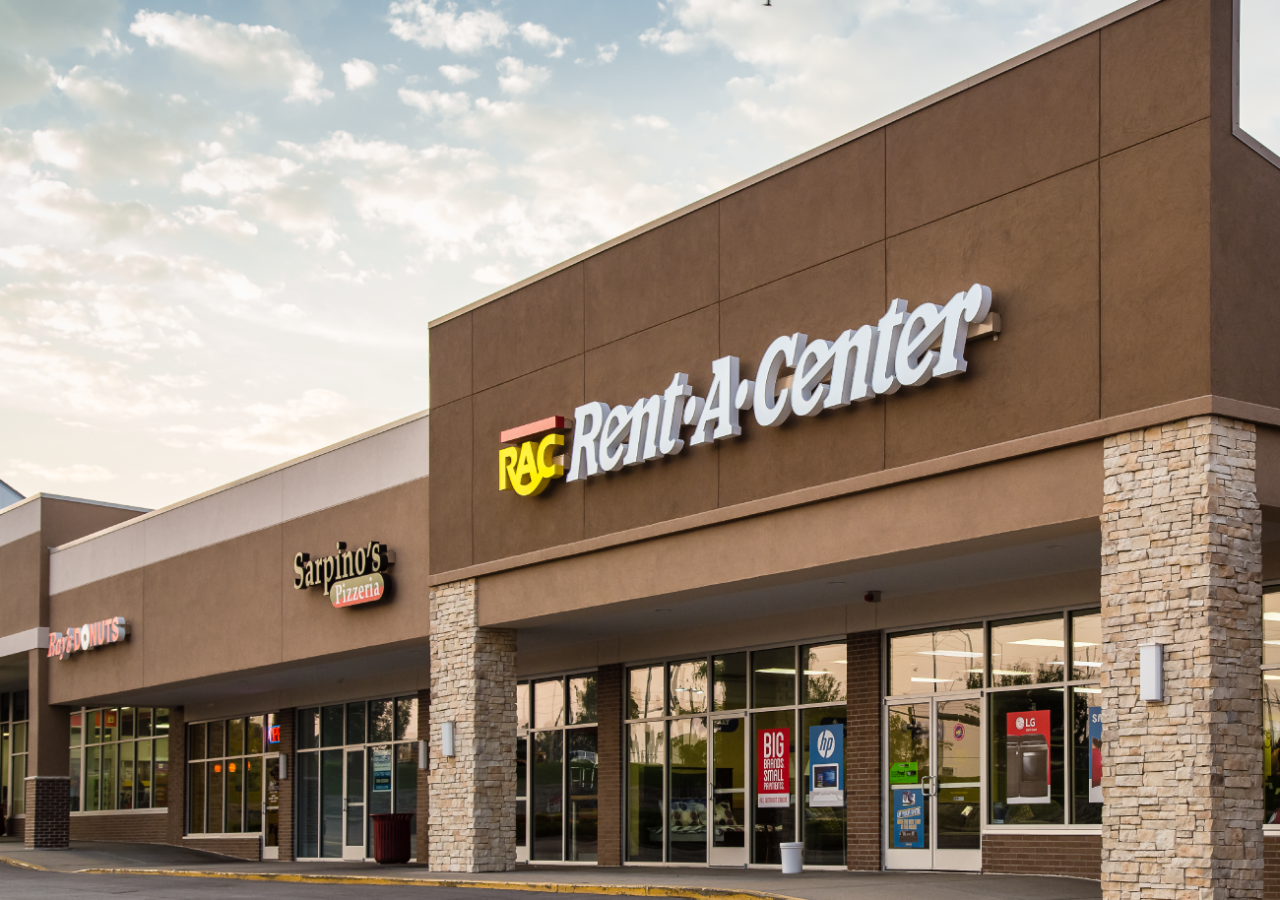 Rent-A-Center Store at Vivion & N. Oak Retail Shopping Center Built by ARCO Construction in Kansas City