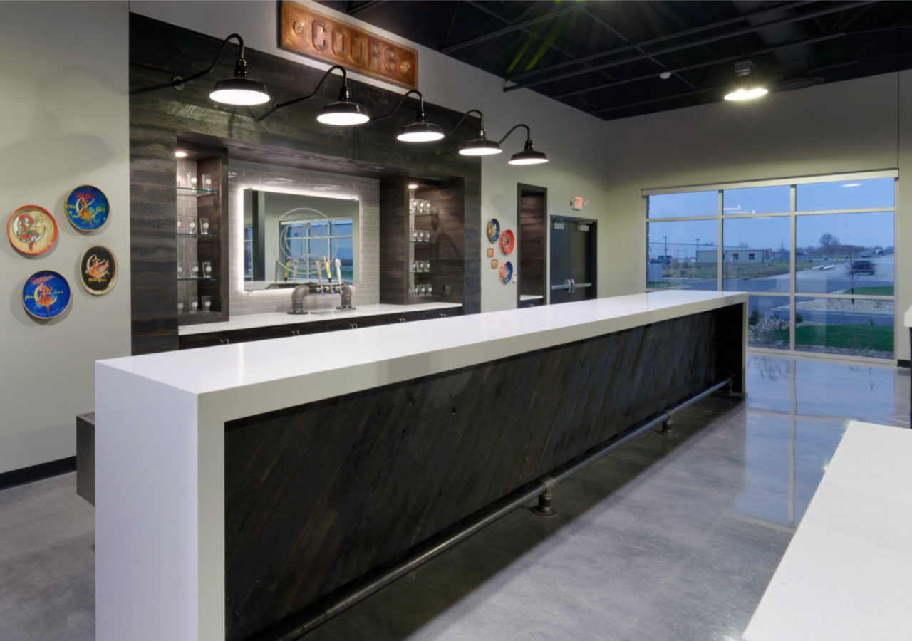 Bar at Heart of America Beverage Distribution Center Built by ARCO Construction