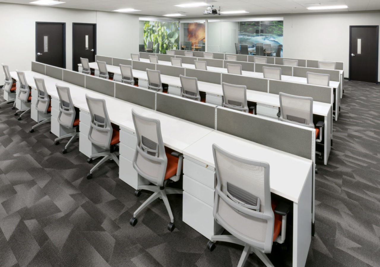 Classroom-Style Seating at Heart of America Beverage Distribution Center Built by ARCO Construction