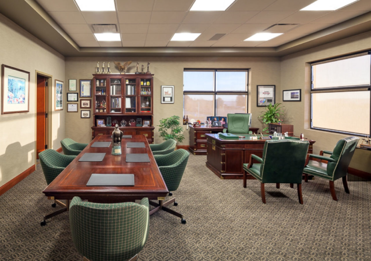 Executive Office Suite at Horizon Beverage Distribution Facility Built by ARCO Construction