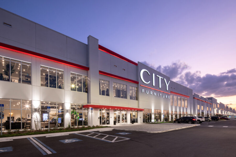 ARCO National Construction Completes 1.3 Million Square Foot Florida Distribution Facility & Showroom for CITY Furniture