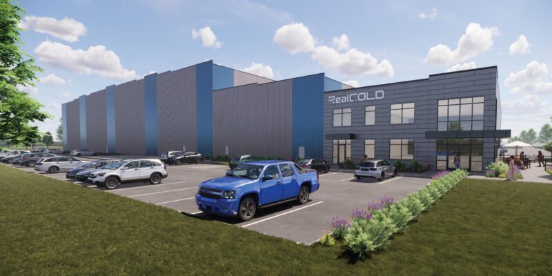 Illustration of High End Luxury Industrial Facility Development