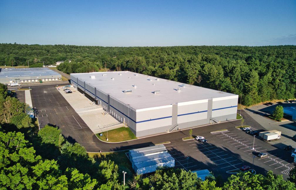 marcus partners ups warehouse aerial view