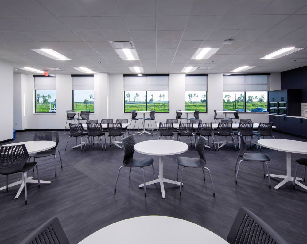 Breakroom for RealCold's Cold Storage Facility in Lakeland, FL