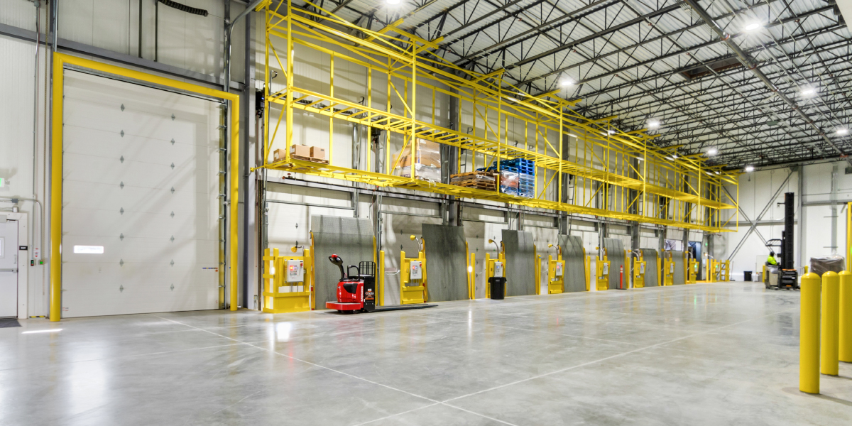 interior photo of cold storage facility in Vernon, California