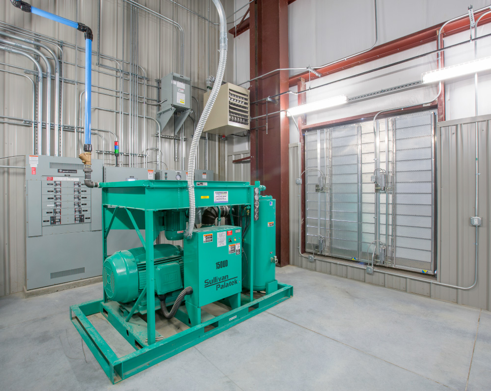 interior of cleaver brooks manufacturing facility in lincoln nebraska