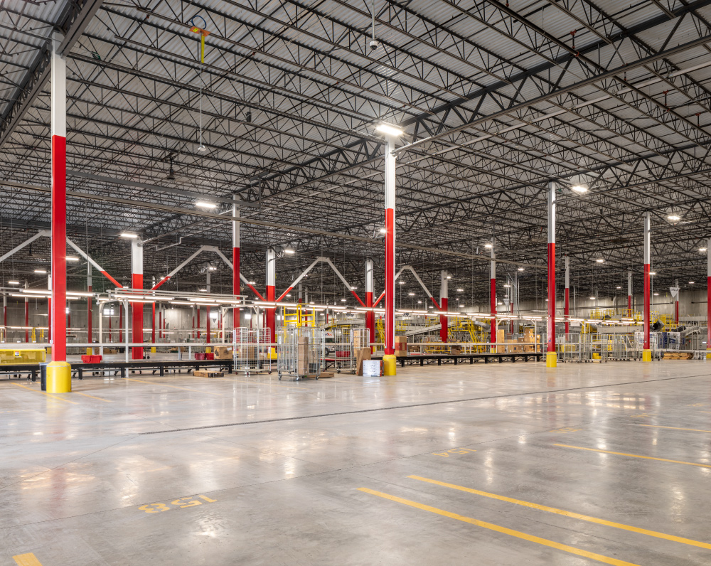 interior of a distribution center in bowling green ohio