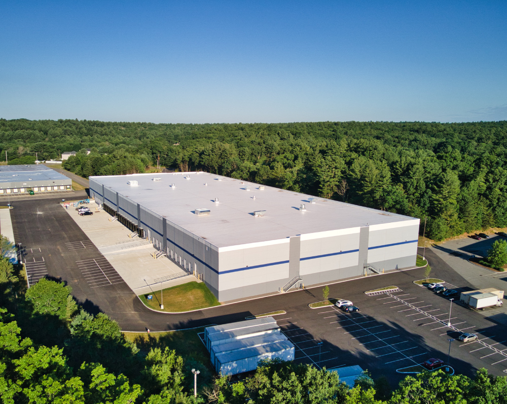 exterior aerial of ups distribution facility