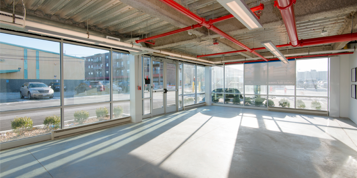 interior image of the caruso self storage facility in revere massachusetts