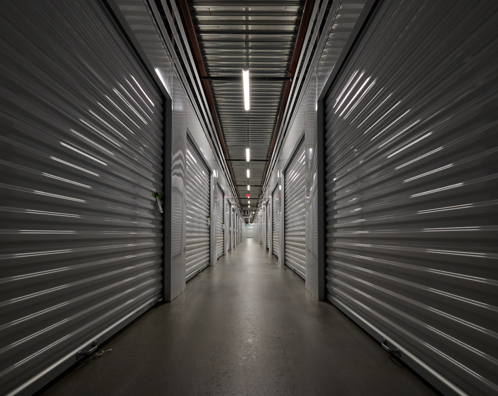 interior of extraspace self storage facility in glenolden pennsylvania
