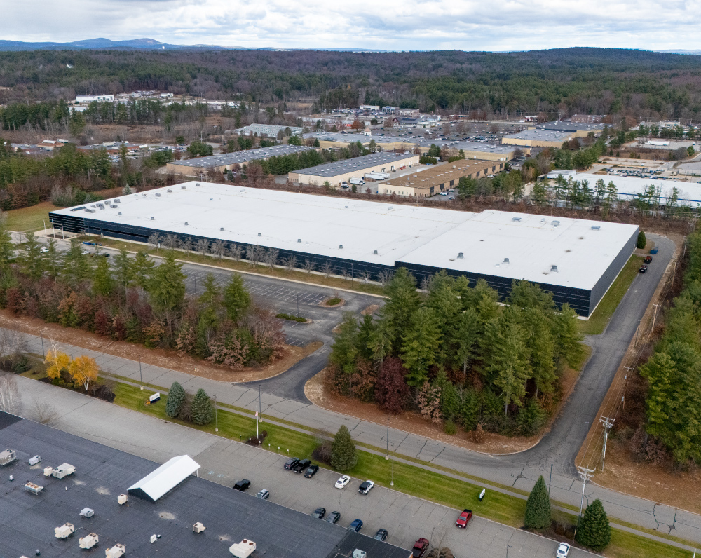 aerial image of the stag industrial nashua new hampshire distribution facility