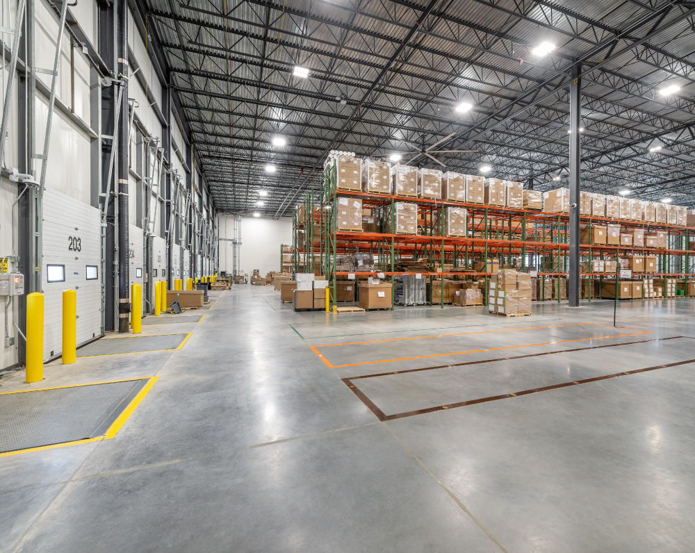 warehouse space in the johnson & johnson facility in bridgewater massachusetts