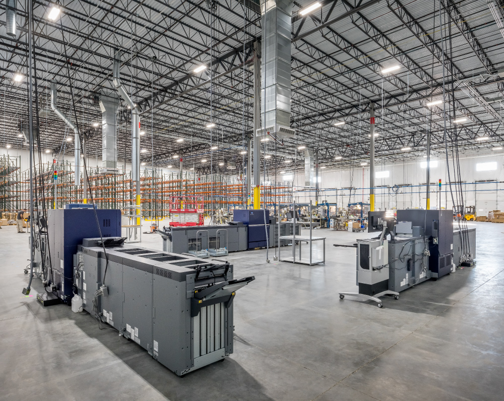 interior view of the vestom norton massachusetts distribution facility