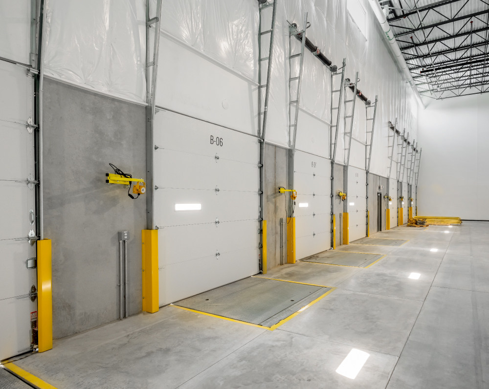 loading area in the vestom distribution facility in norton massachusetts