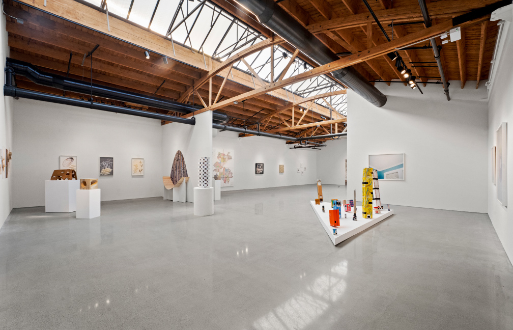 interior of an art gallery interior renovation in chicago illinois