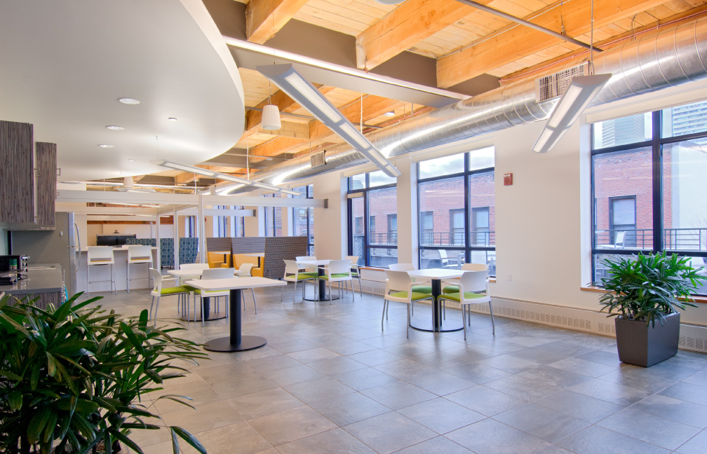 lounge area within the catalina marketing office in boston massachusetts