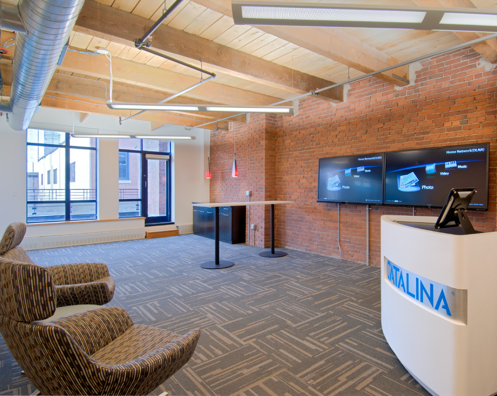 arco-catalina-marketing-boston-massachusetts-gallery-1 reception area of the catalina marketing office renovation in boston massachusetts