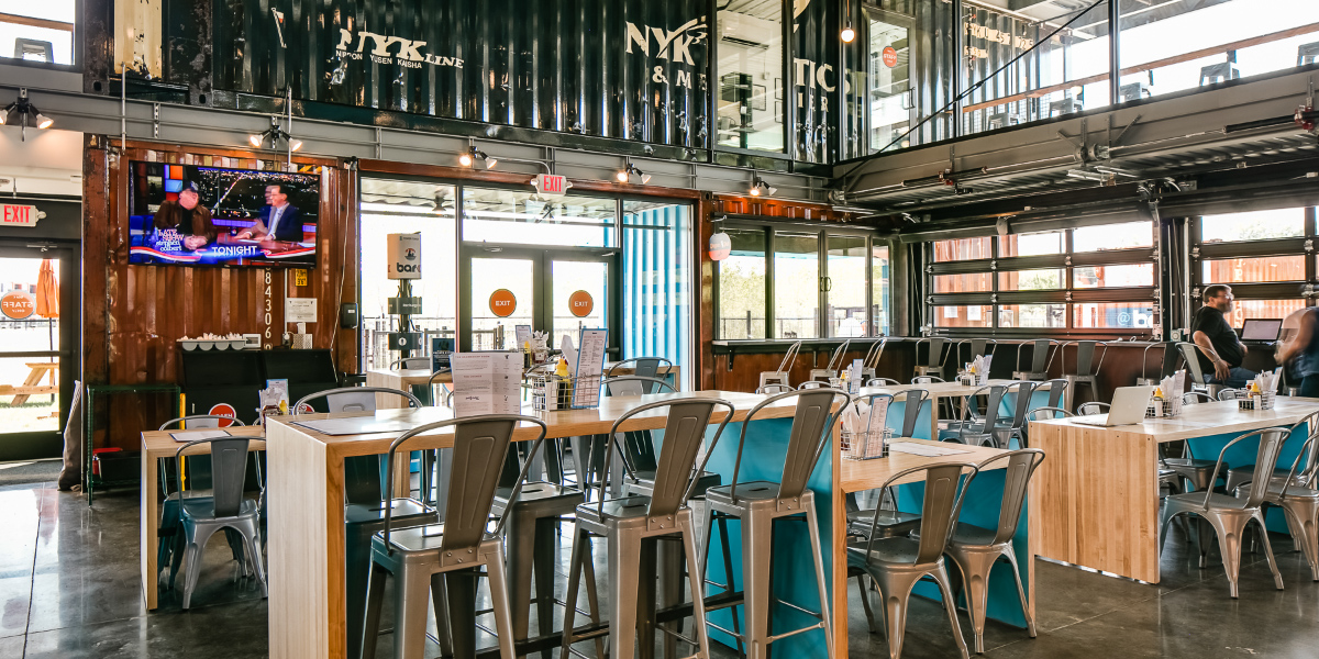 dining area within bar k kansas city location
