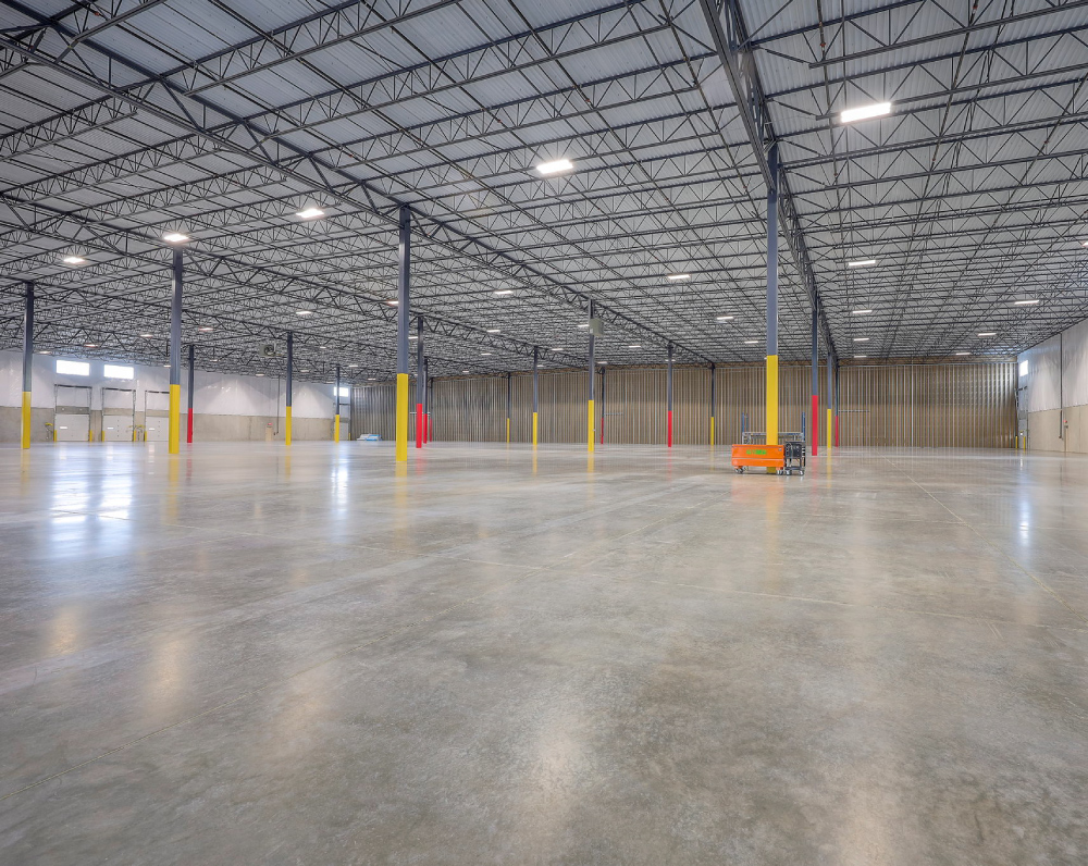 inside the lenexa logistics centre south 6 building in lenexa kansas