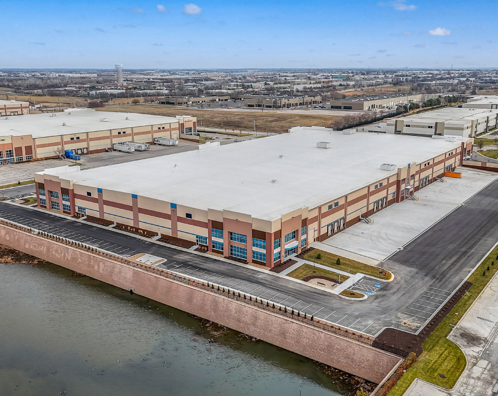 drone image of the lenexa logistics centre south 6 building