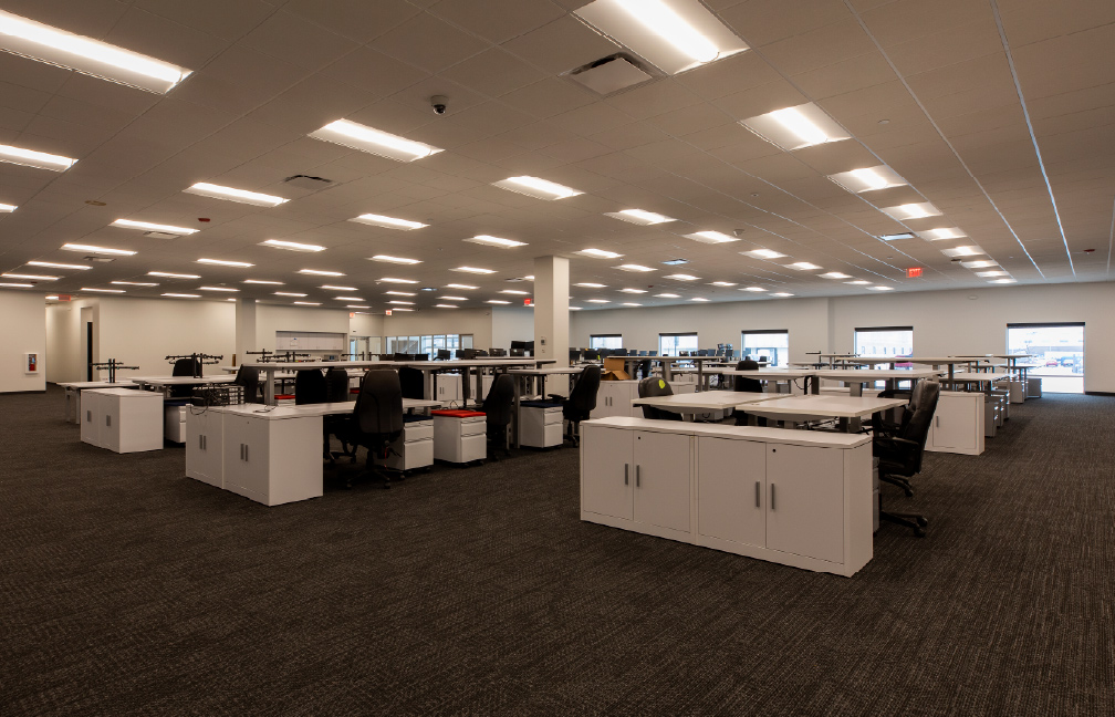 desks within the ceva melrose park illinois office