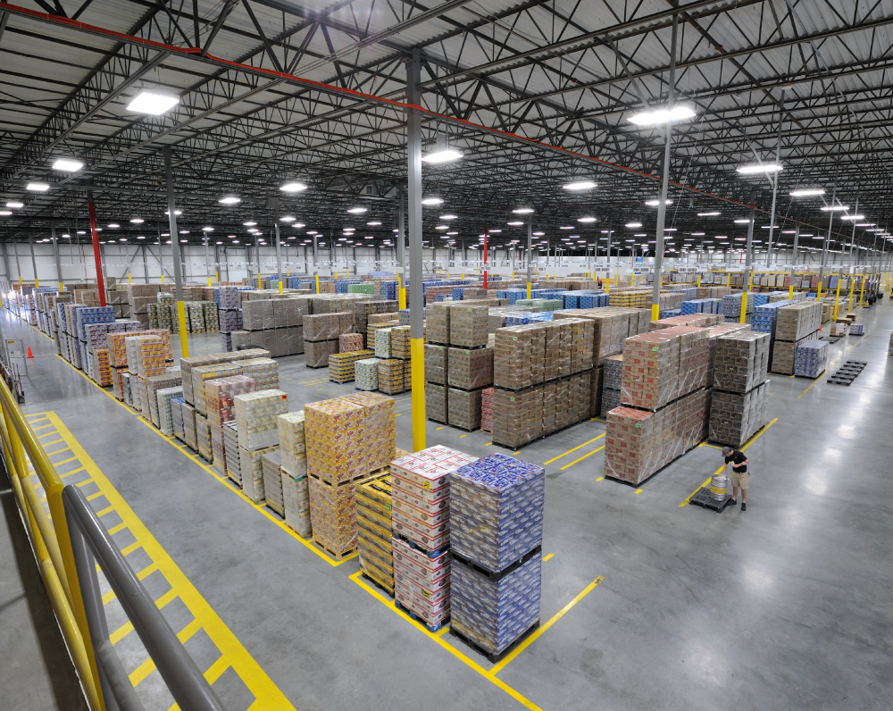warehouse space within the crescent crown distribution beverage distribution facility in surprise arizona