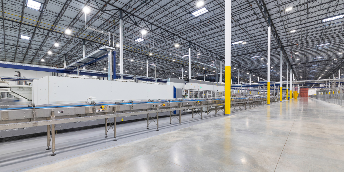 production line within the drinkpak beverage manufacturing facility in fort worth texas