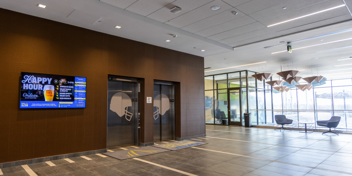 front lobby of the maxim healthcare canton ohio office renovation