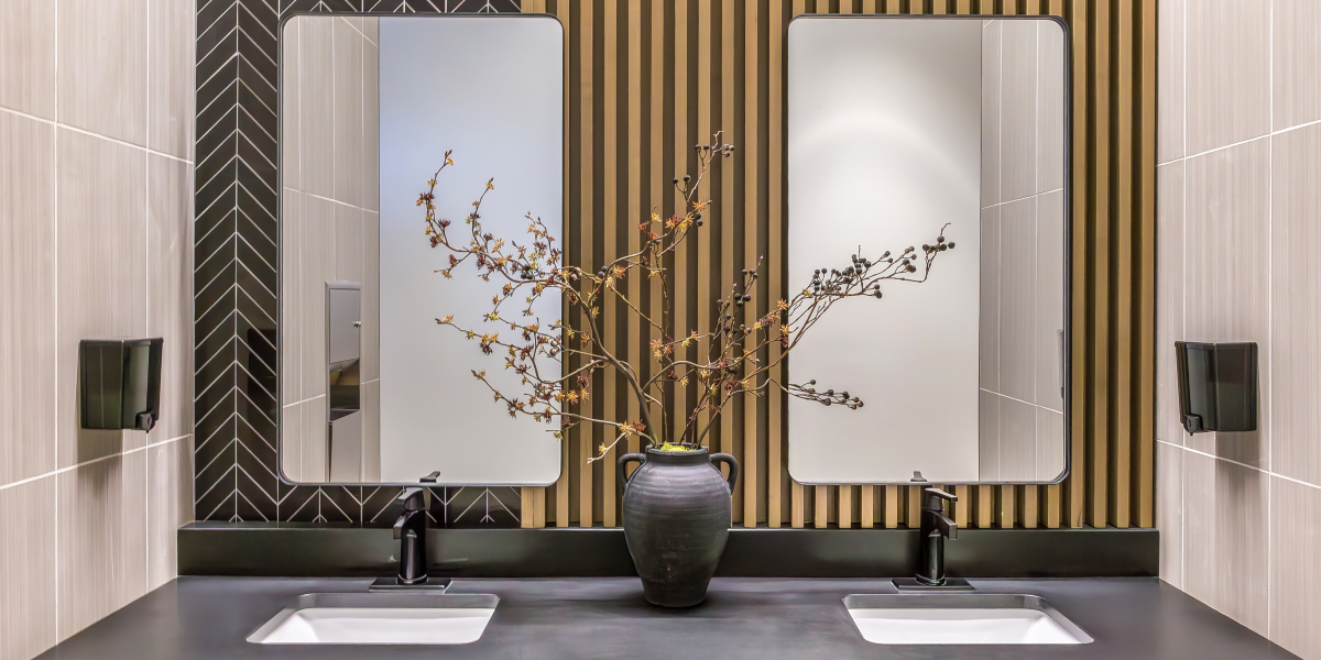bathroom within the reserves at eagle point affordable housing community in aurora colorado