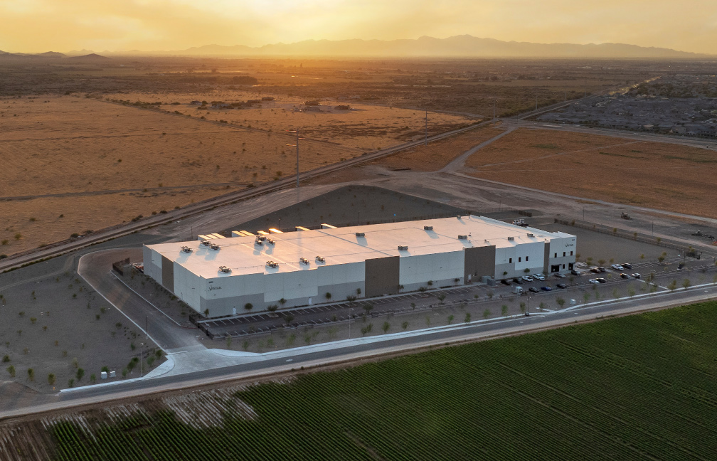 aerial of the vistar foodservice facility in phoenix arizona