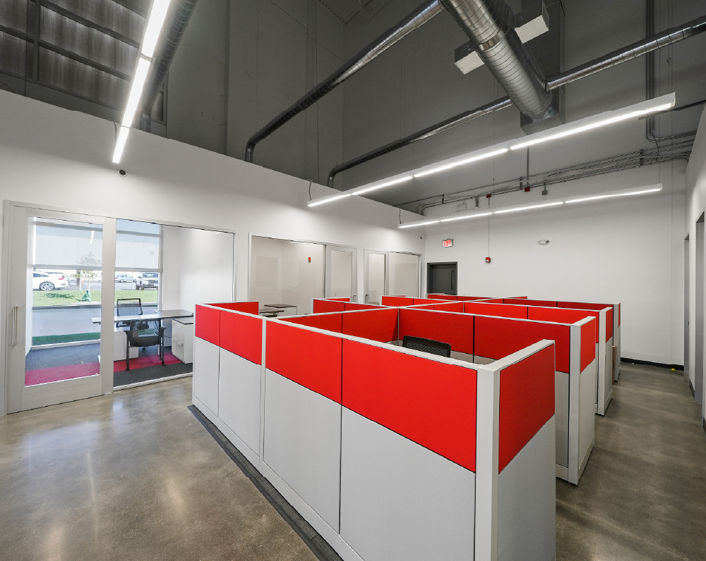 interior image of the seko office tenant improvement in elmhurst illinois