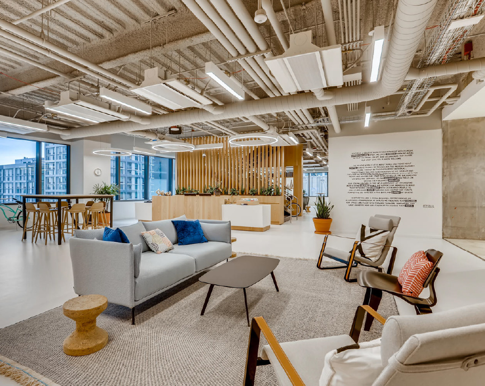 spaces coworking office tenant improvement seattle washington