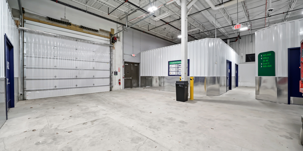 loading area within the warespace downers grove illinois facility