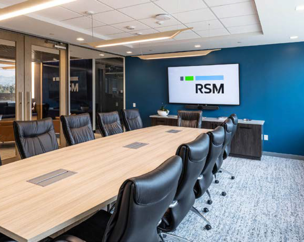 conference room within the RSM fort worth office