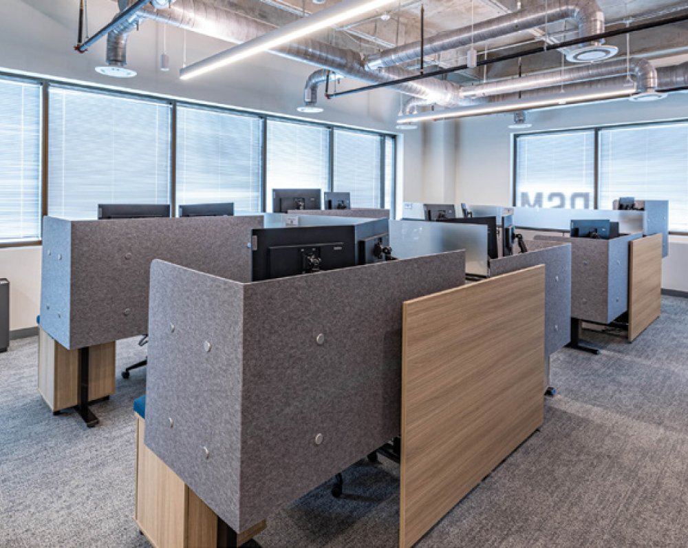 office area within the RSM fort worth building