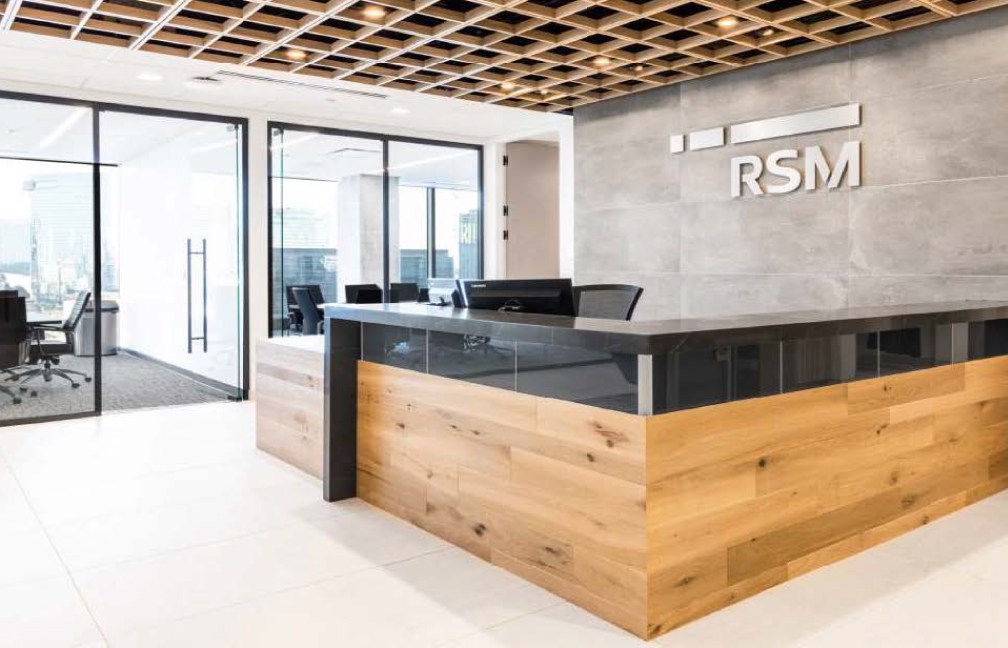 RSM nashville office reception area