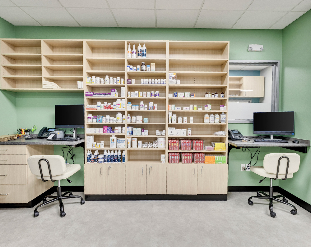 technician station within a cityvet veterinarian clinic in arizona