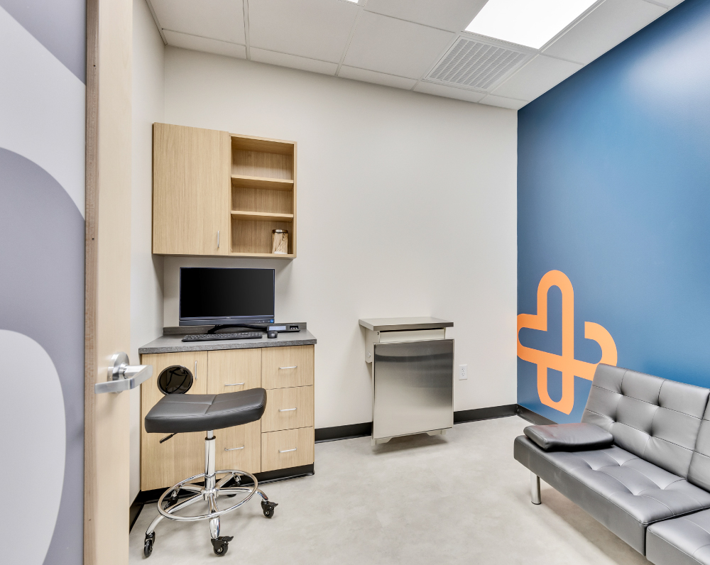 exam room within a cityvet clinic in arizona