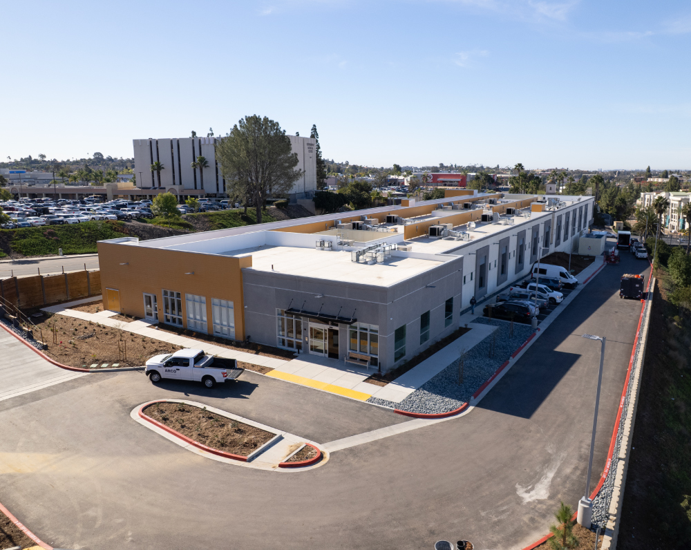exterior view of the grossmont post acute care facility in la mesa california