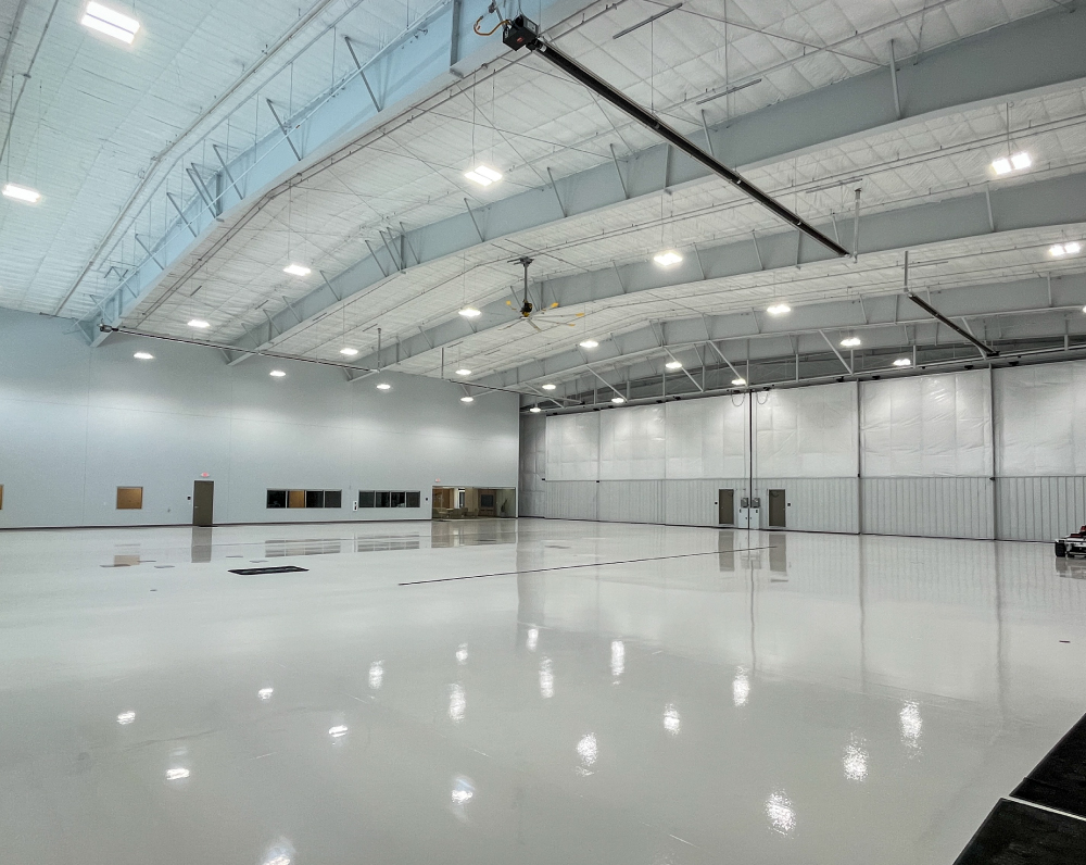 salt lake city alsco aircraft hangar interior