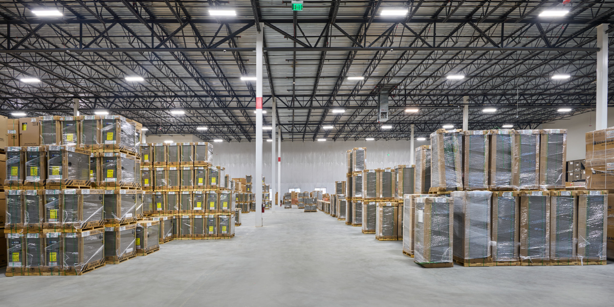 completed lincoln property company warehouse tenant improvement project in marlborough massachusetts