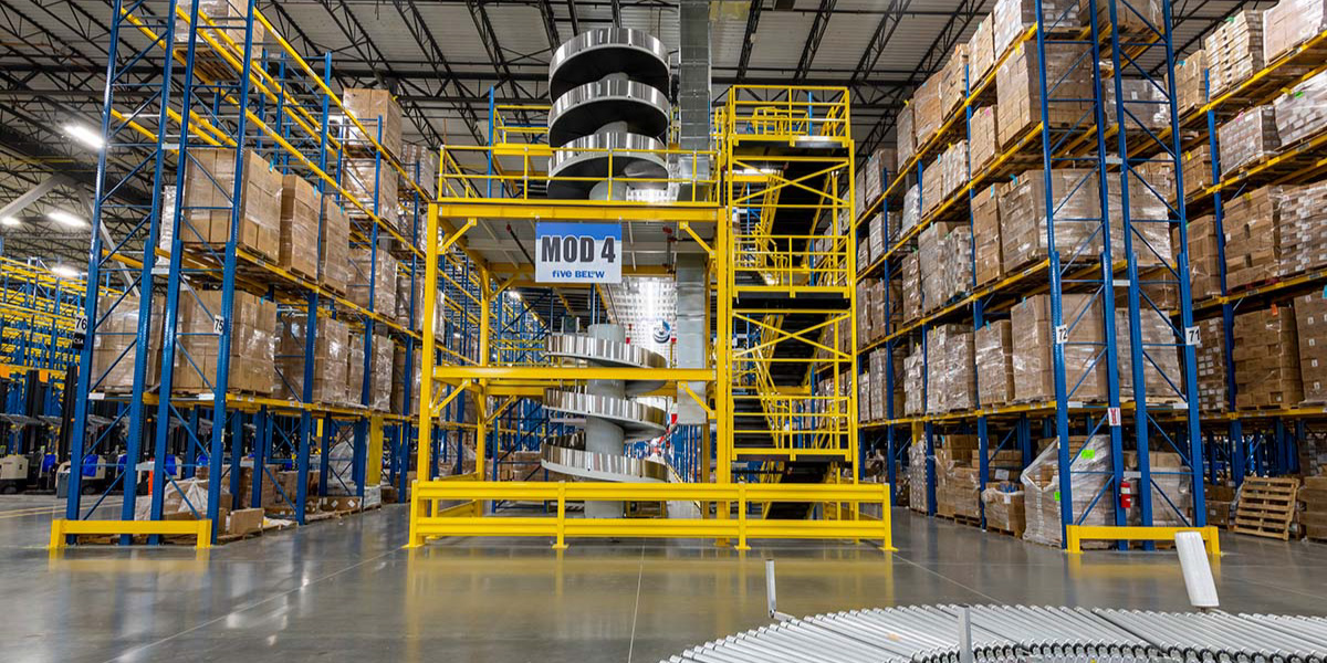 inside the five below buckeye arizona distribution facility