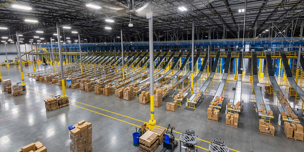 automated equipment within the five below buckeye arizona distribution center