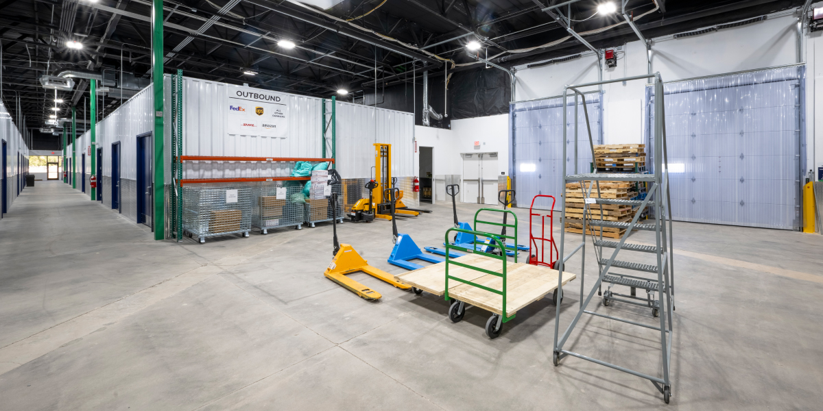 loading area of the warespace facility in phoenix arizona