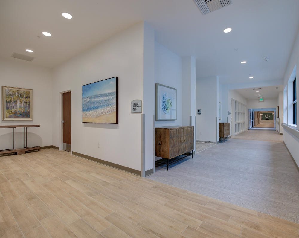 interior image of the transitional care of oceanside skilled nursing facility in california