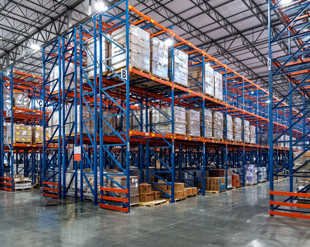 cold storage area of the domino's cold storage facility expansion in ontario california
